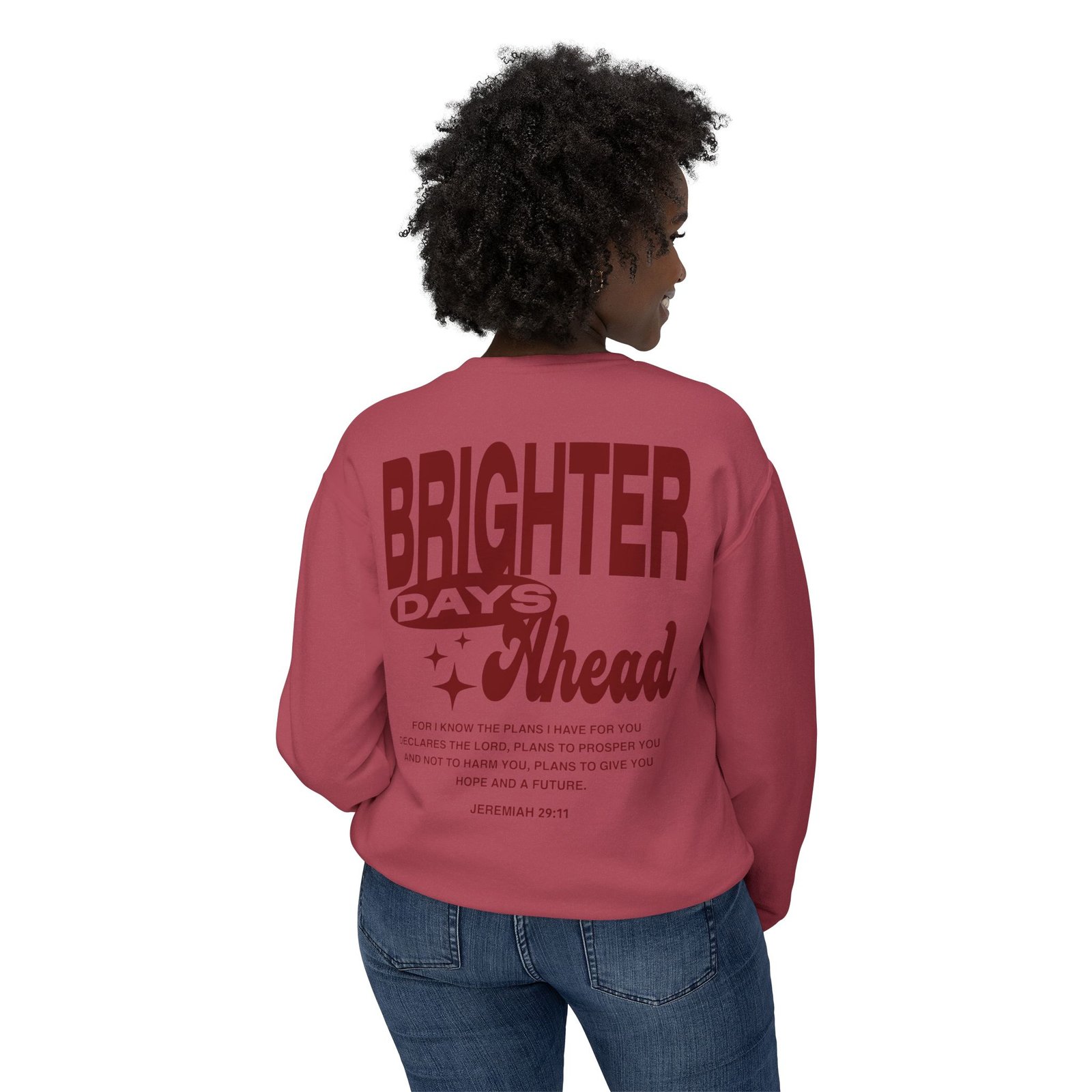Brighter Days Ahead - Unisex Lightweight Crewneck Sweatshirt - Image 20