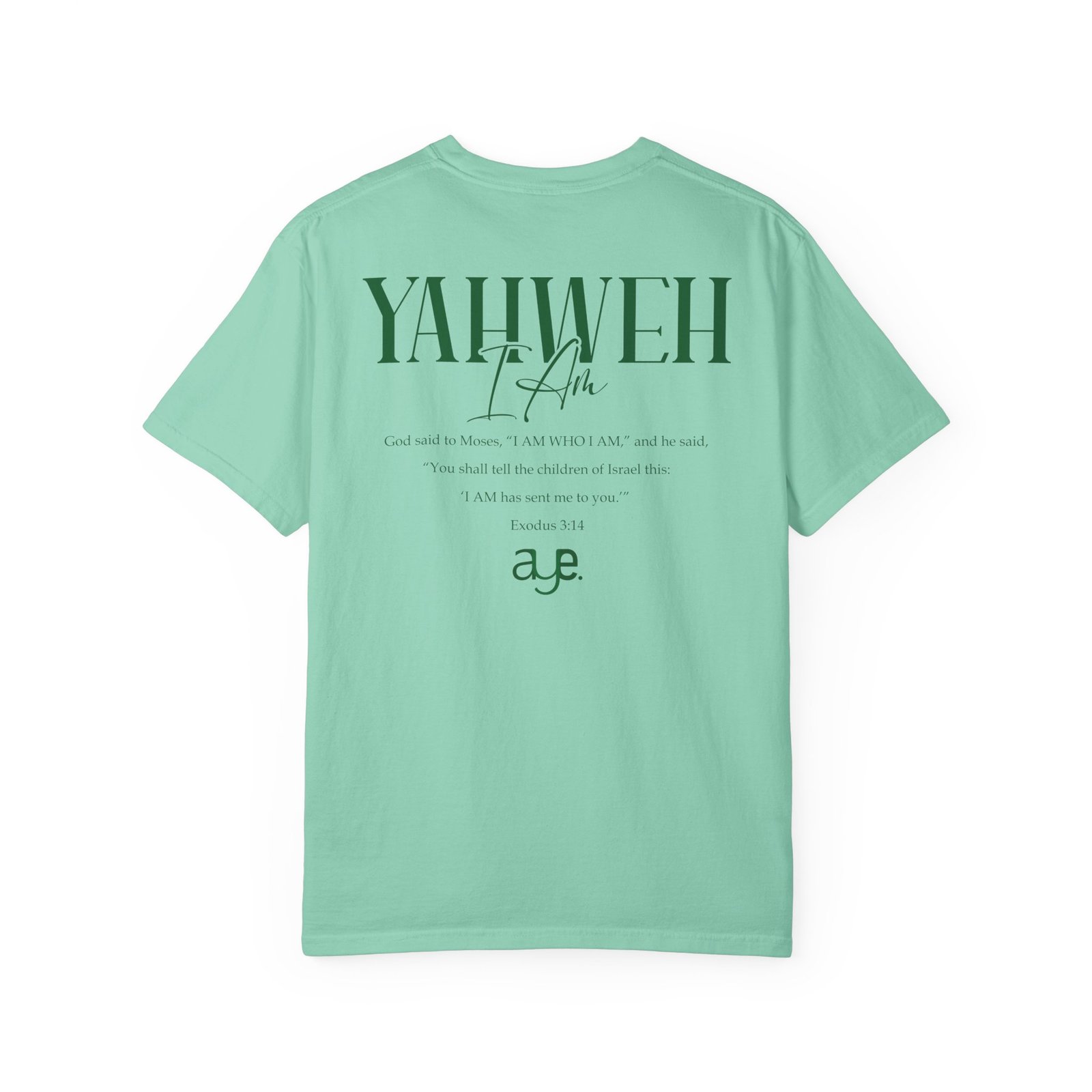 Yahweh - Unisex Garment-Dyed T-shirt - Image 12