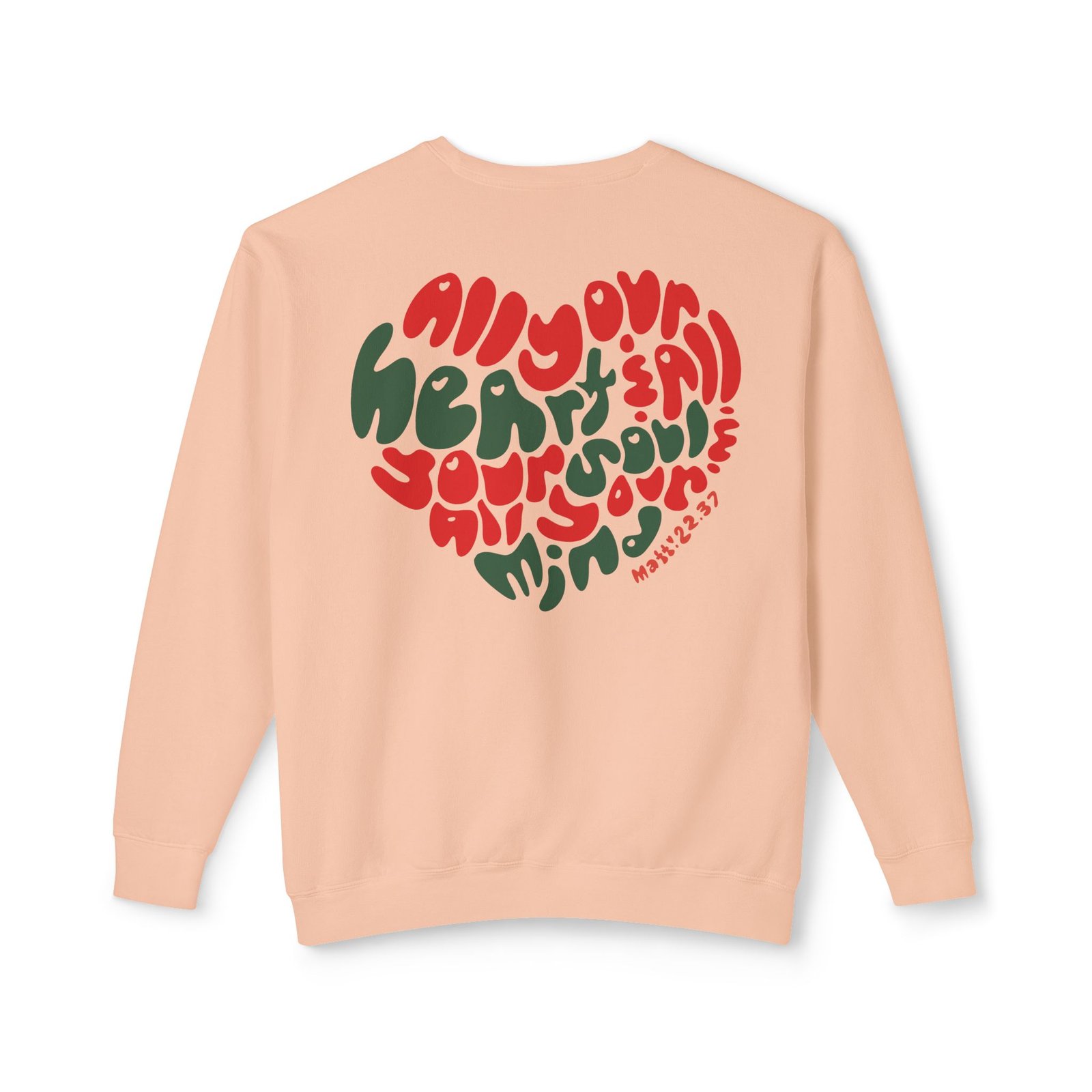 Heart Soul And Mind Unisex Lightweight Crewneck Sweatshirt - Image 7