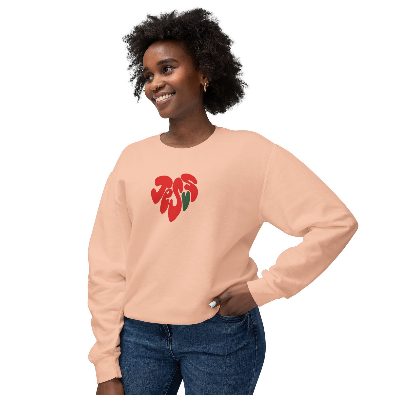 Heart Soul And Mind Unisex Lightweight Crewneck Sweatshirt - Image 8