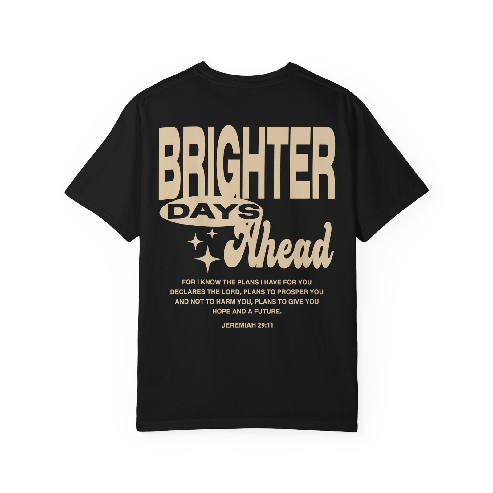 Brighter Days Ahead - Unisex Garment-Dyed T-shirt (Light Blue) - Image 18