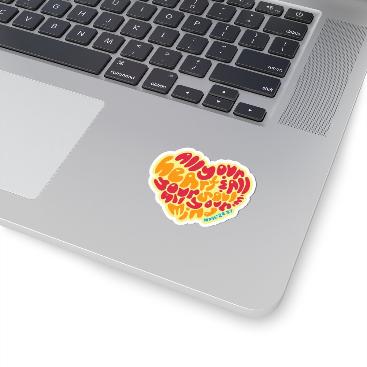 Heart Soul And Mind (Yellow) Die Cut Stickers - Image 5