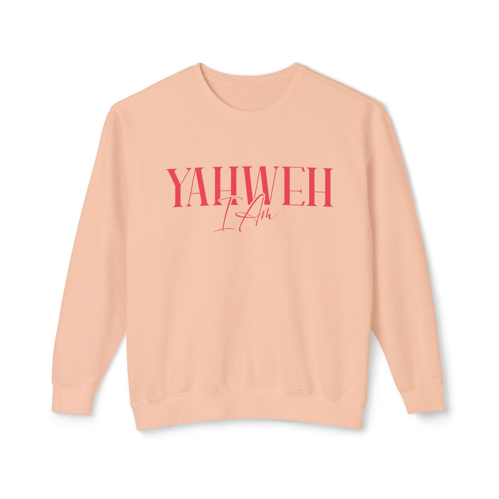 Yahweh - Unisex Lightweight Crewneck Sweatshirt - Image 10