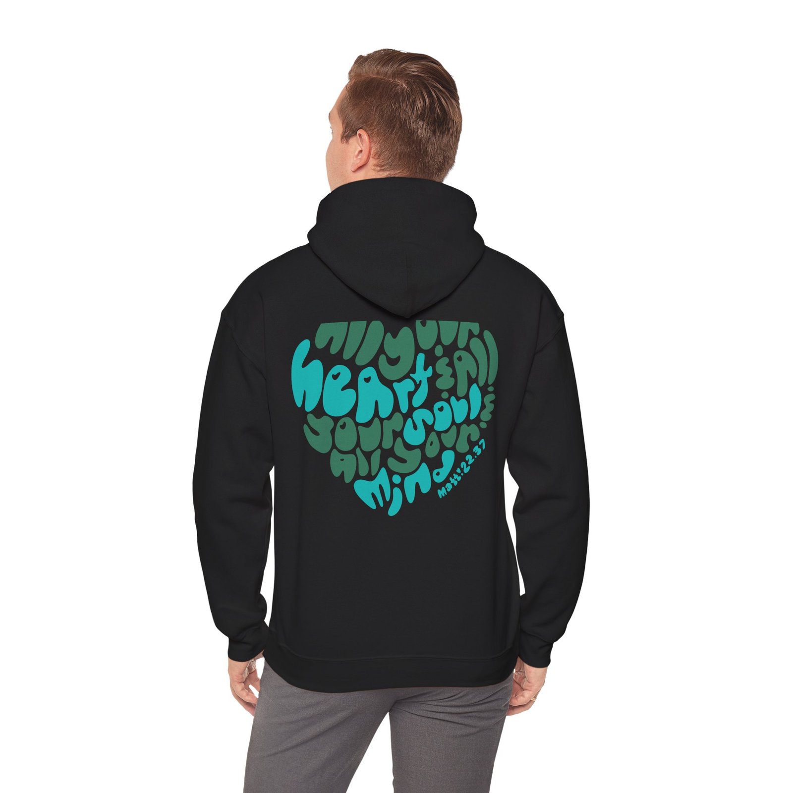 Heart Soul And Mind Pullover Hooded Sweatshirt (2-Sided) - Image 6