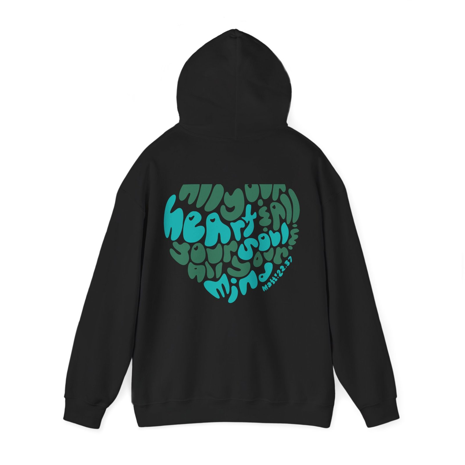 Heart Soul And Mind Pullover Hooded Sweatshirt (2-Sided) - Image 4