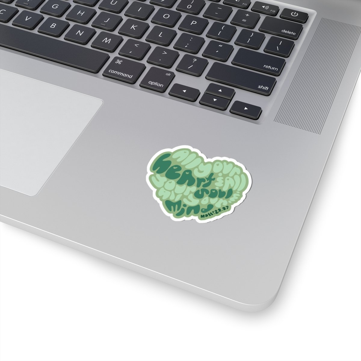 Heart Soul And Mind (Sage Green) Die Cut Stickers - Image 5