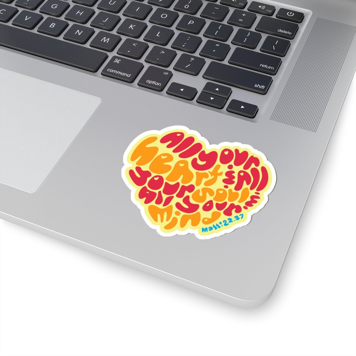 Heart Soul And Mind (Yellow) Die Cut Stickers - Image 8