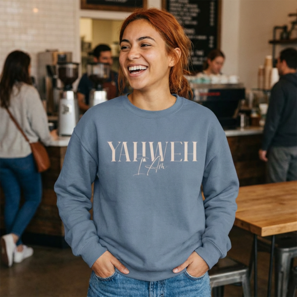 Yahweh - Unisex Lightweight Crewneck Sweatshirt