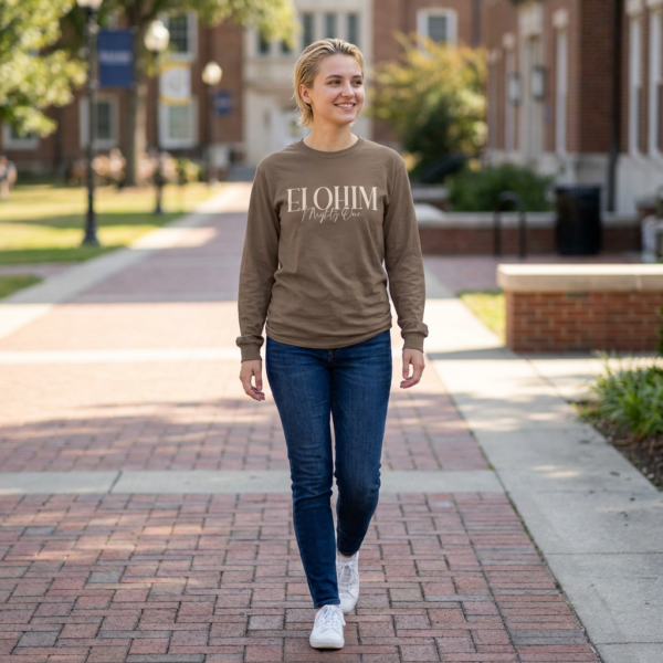 Elohim - Unisex Garment-Dyed Long Sleeve T-Shirt