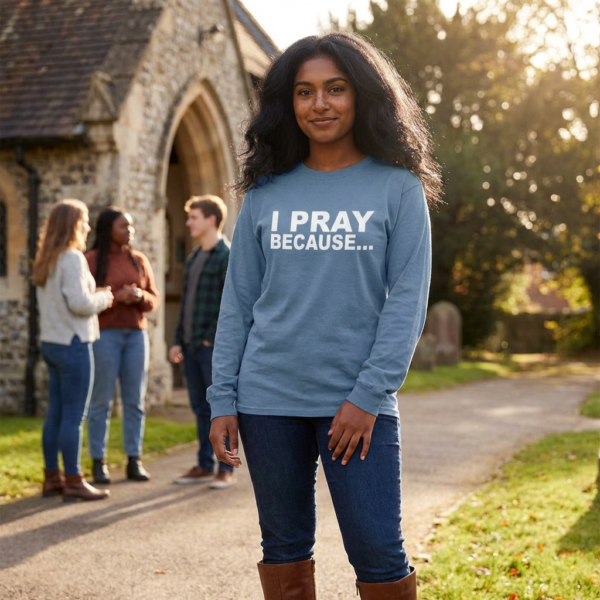 I Pray Because…God Changes Everything Long Sleeve T-Shirt