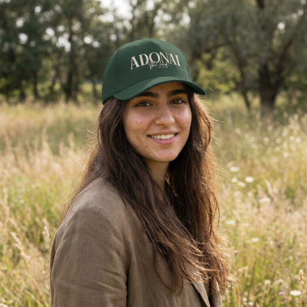 Adonai - Printed Mid Profile Baseball Cap