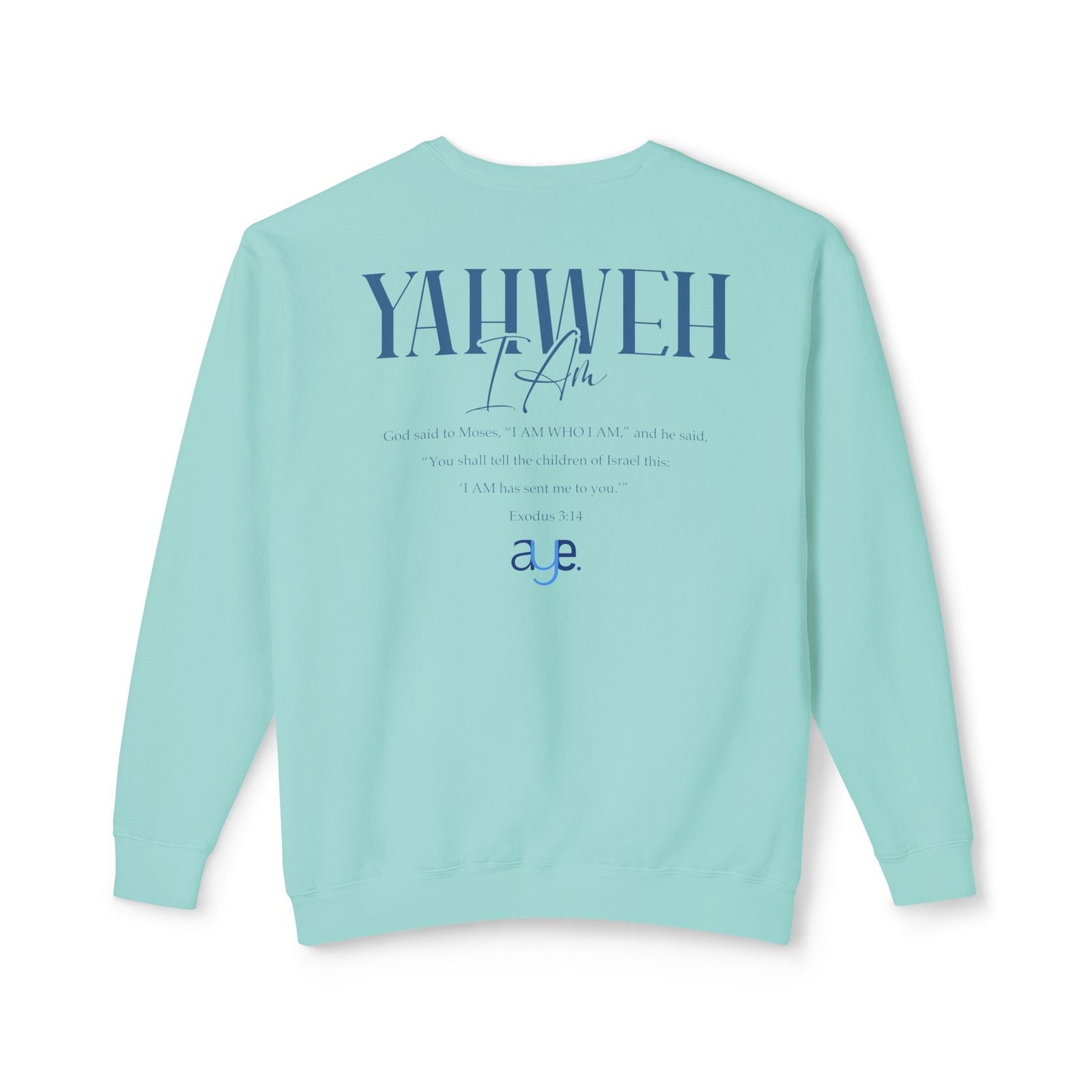Yahweh - Unisex Lightweight Crewneck Sweatshirt - Image 7