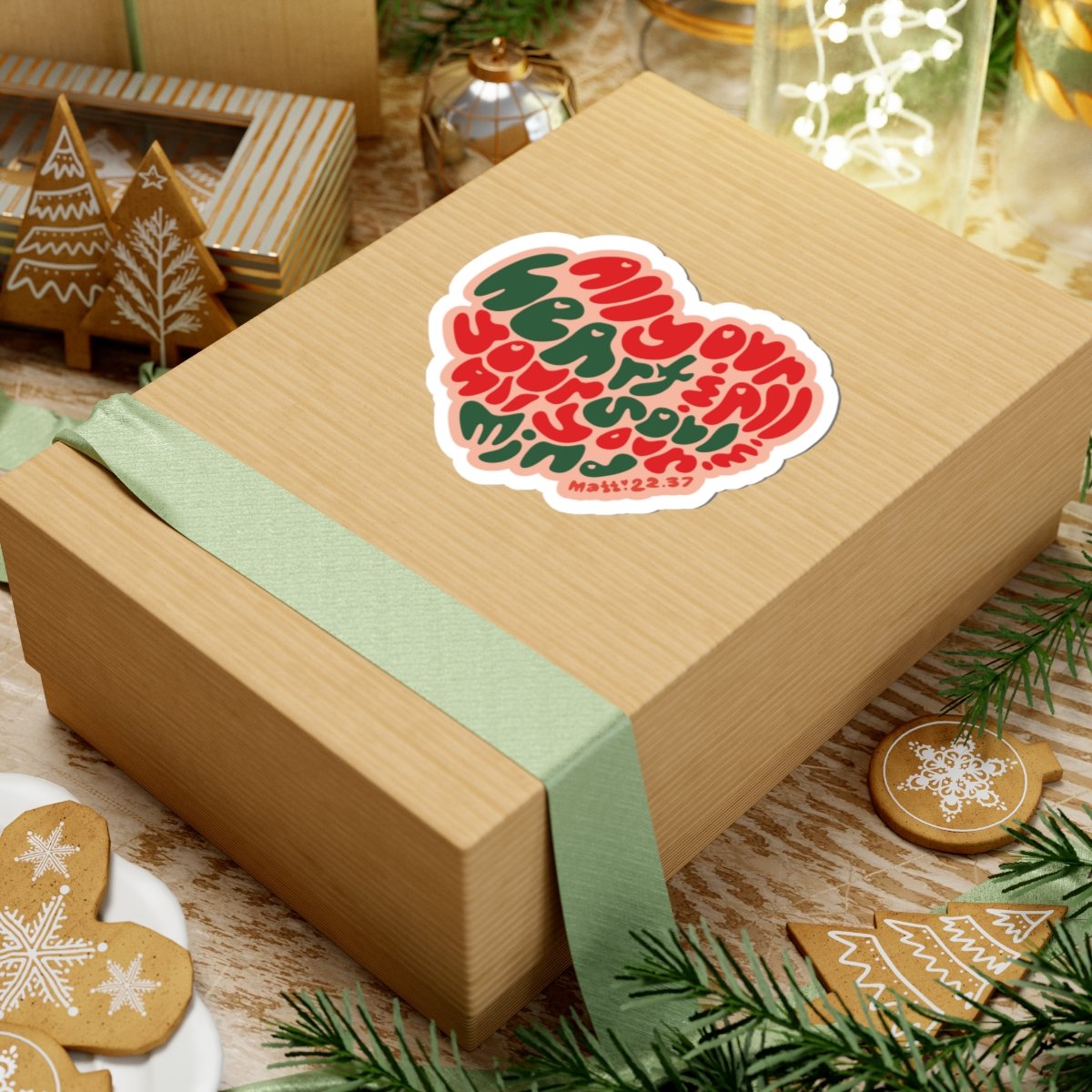 Heart Soul And Mind (Peach) Die Cut Stickers - Image 12