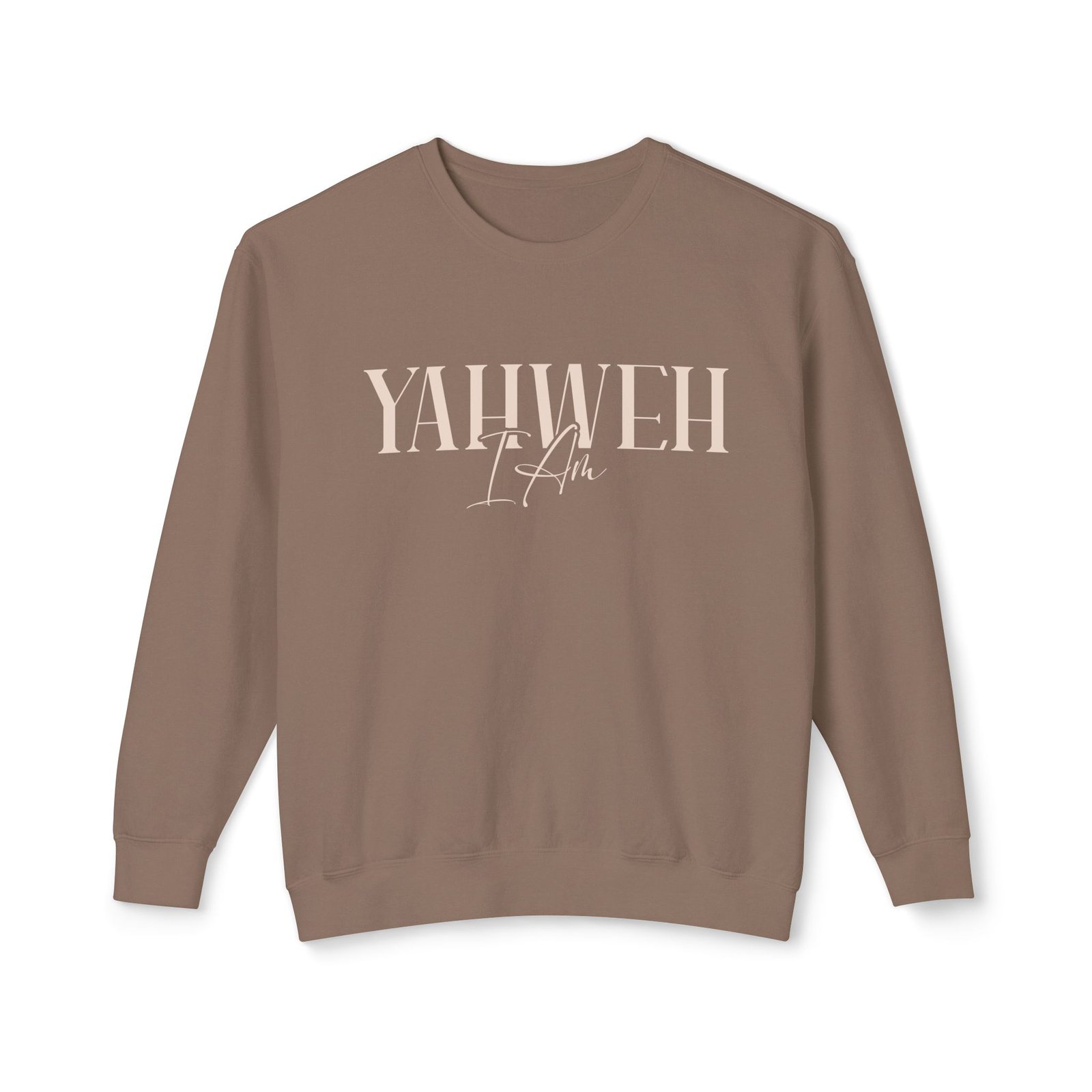 Yahweh - Unisex Lightweight Crewneck Sweatshirt - Image 18