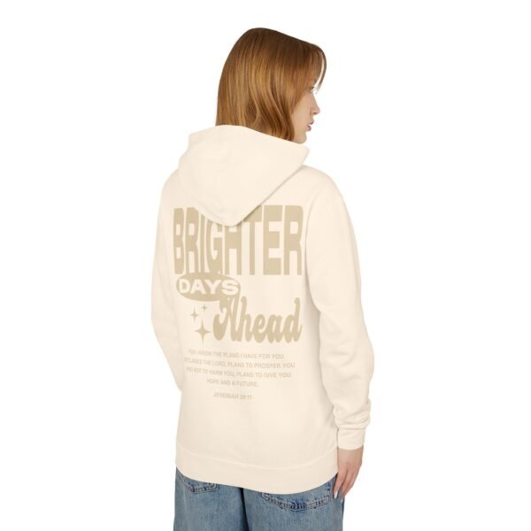 Brighter Days Ahead - Unisex Lightweight Hooded Sweatshirt