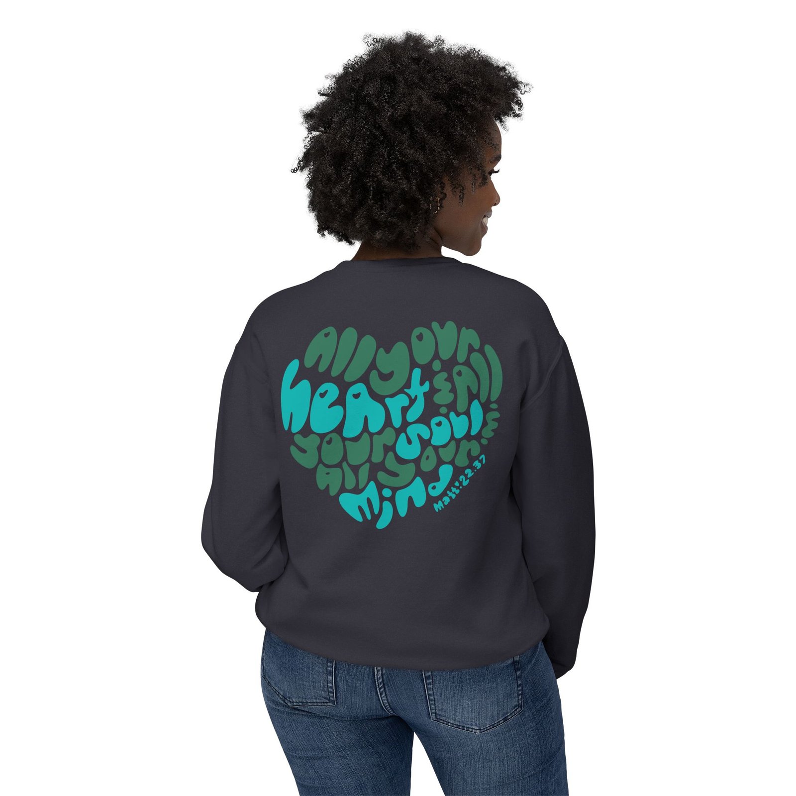 Heart Soul And Mind Unisex Lightweight Crewneck Sweatshirt - Image 17