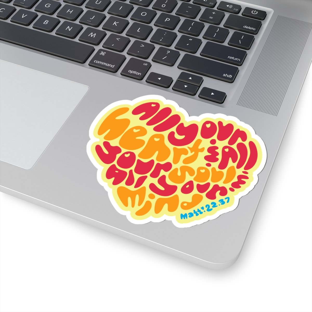 Heart Soul And Mind (Yellow) Die Cut Stickers - Image 11