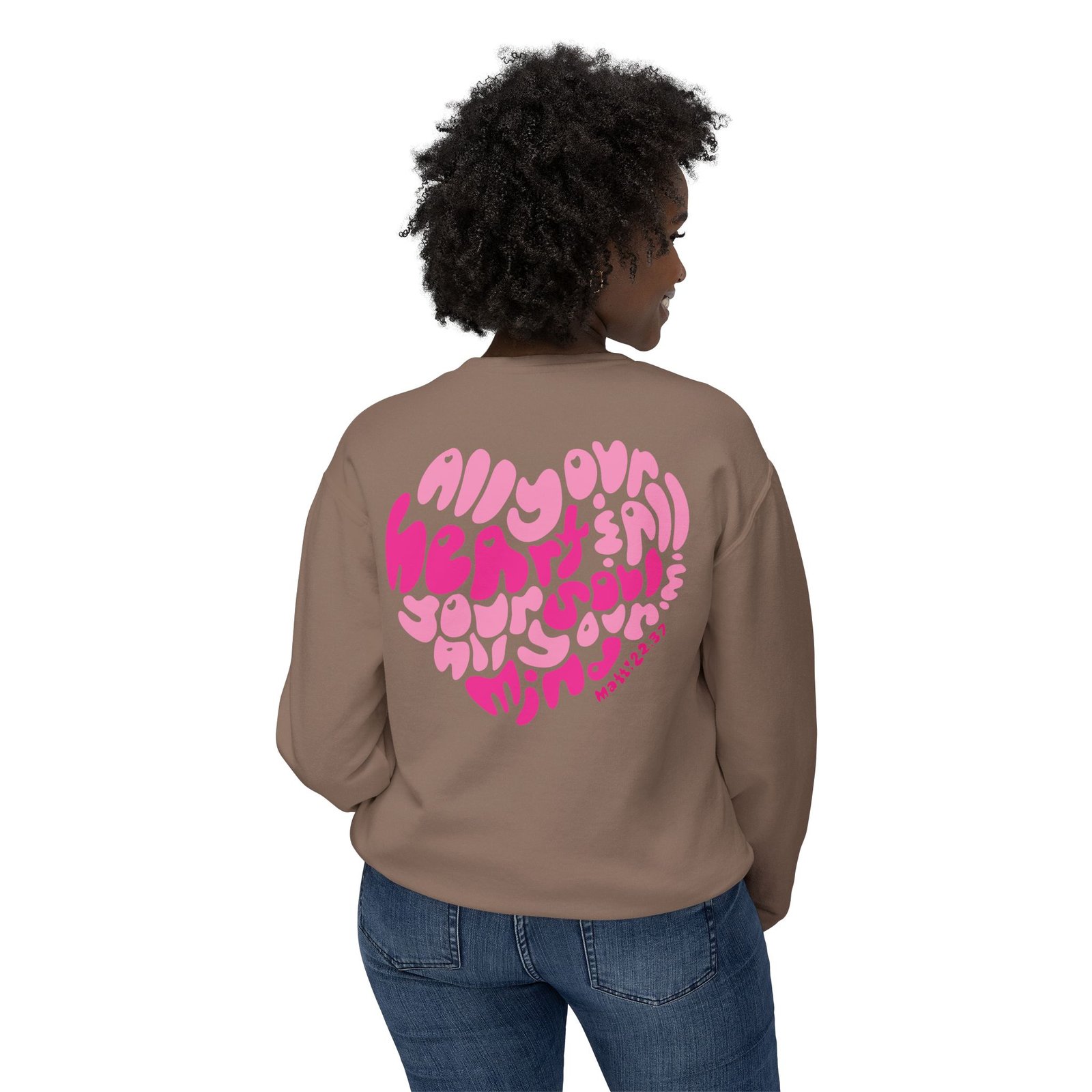 Heart Soul And Mind Unisex Lightweight Crewneck Sweatshirt - Image 13