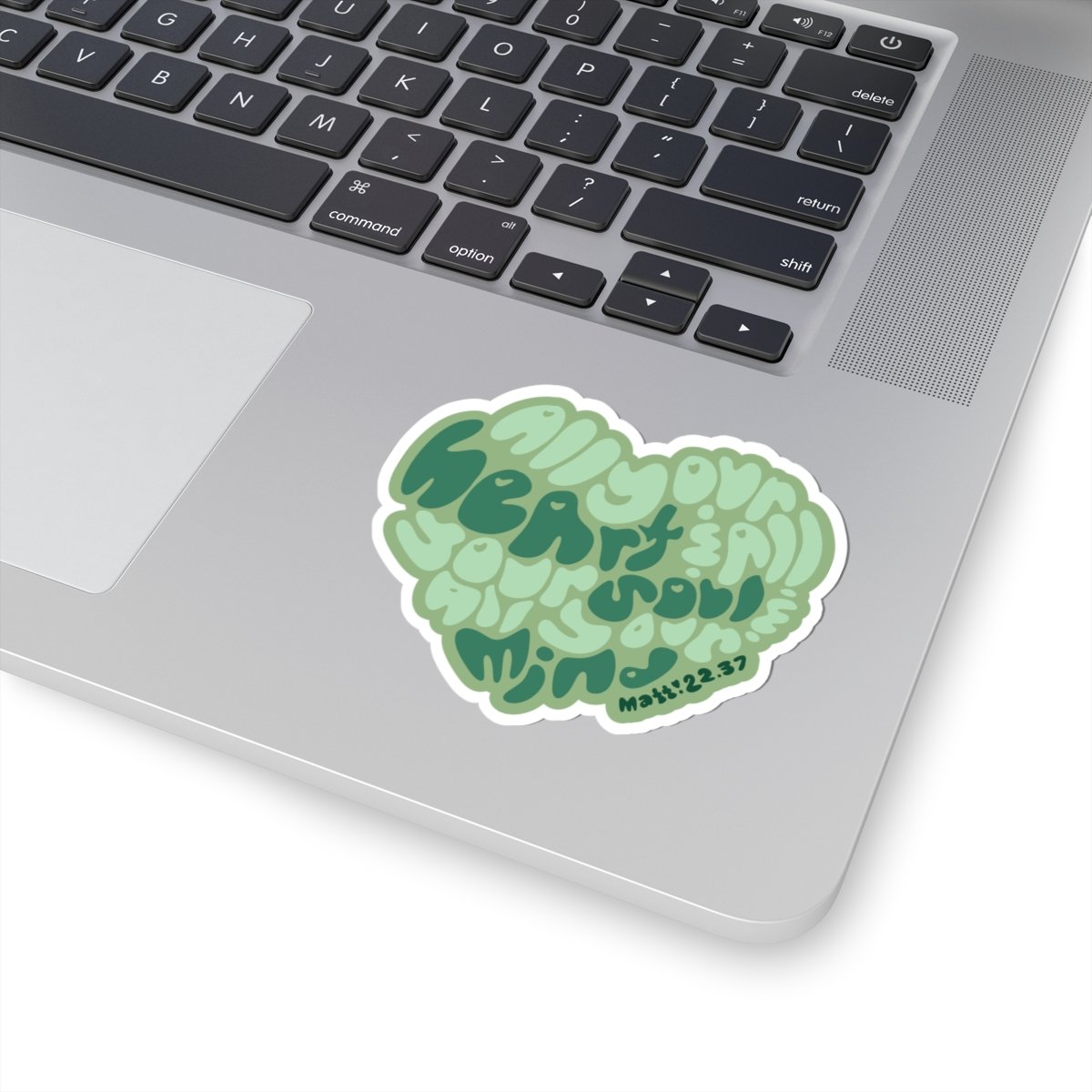 Heart Soul And Mind (Sage Green) Die Cut Stickers - Image 8