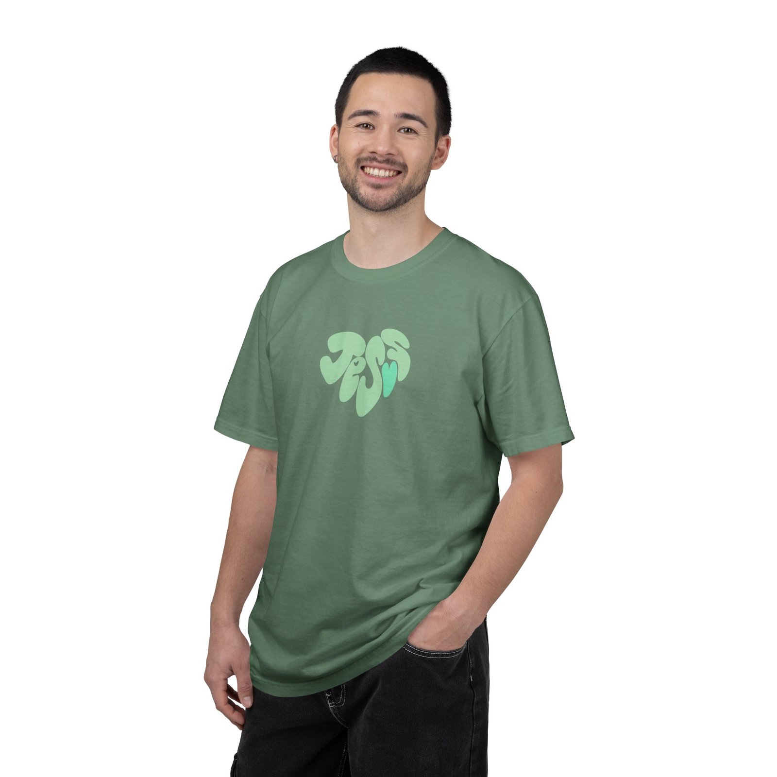 Heart Soul And Mind Unisex Garment-Dyed T-shirt - Image 5