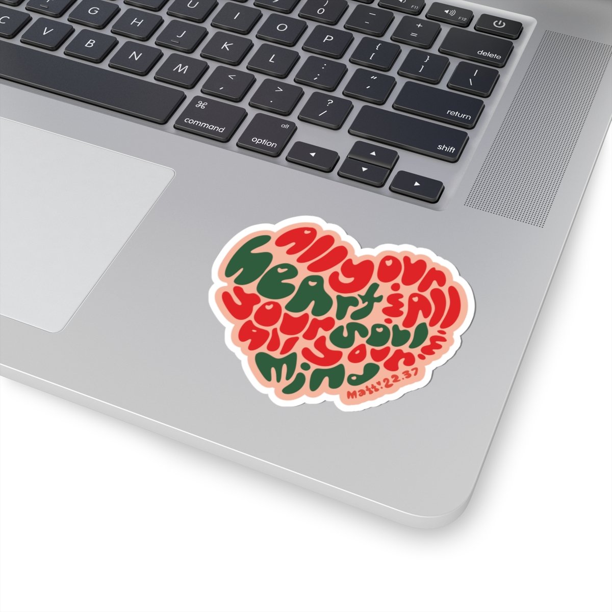 Heart Soul And Mind (Peach) Die Cut Stickers - Image 8