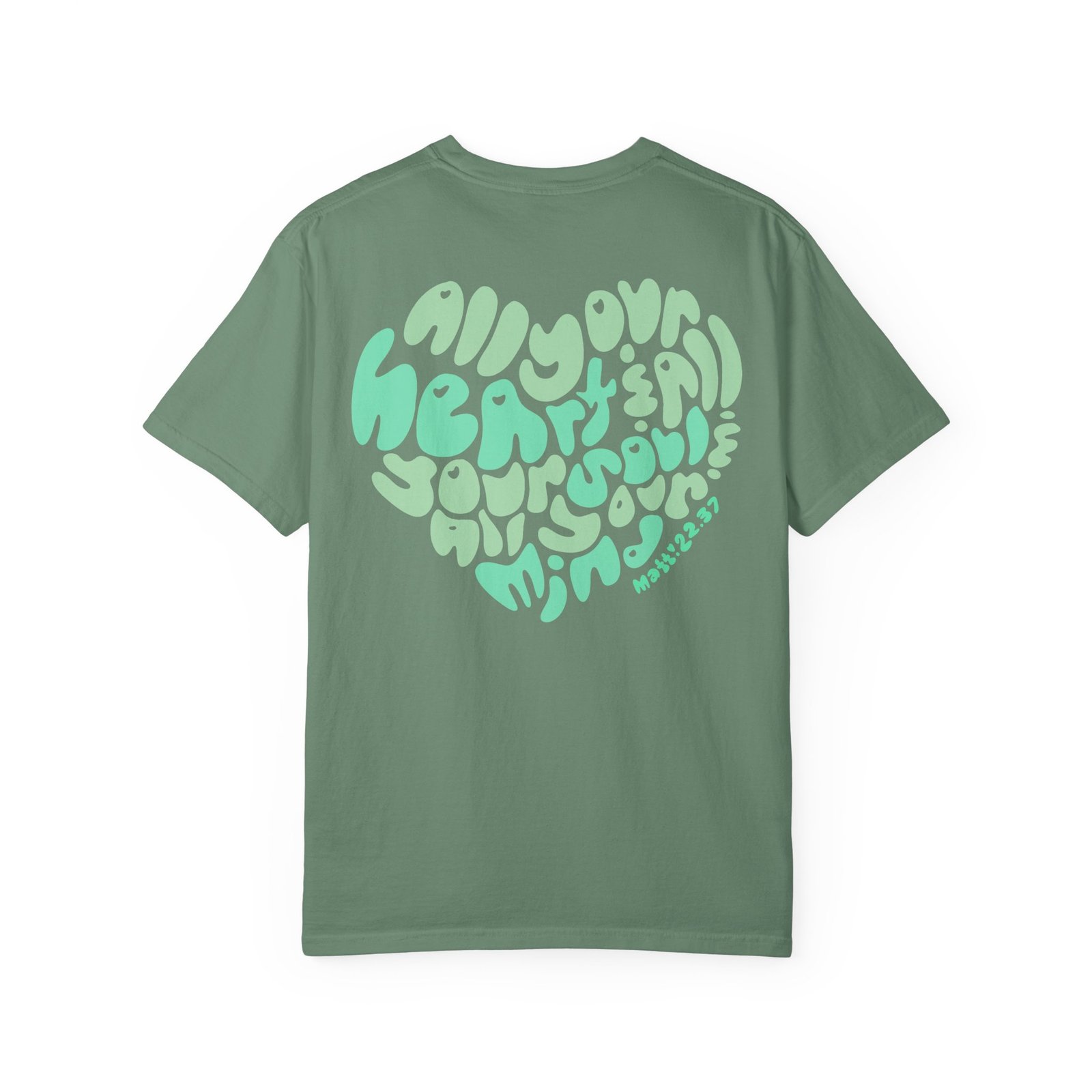 Heart Soul And Mind Unisex Garment-Dyed T-shirt - Image 3