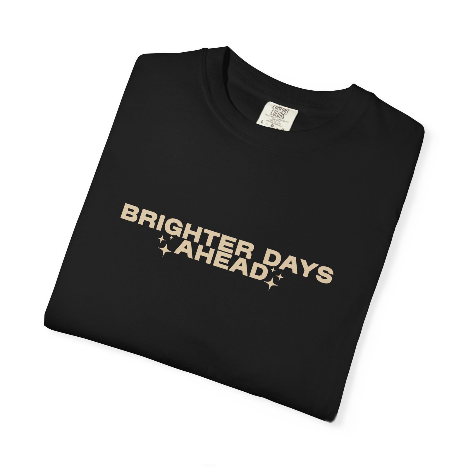 Brighter Days Ahead - Unisex Garment-Dyed T-shirt (Light Blue) - Image 19