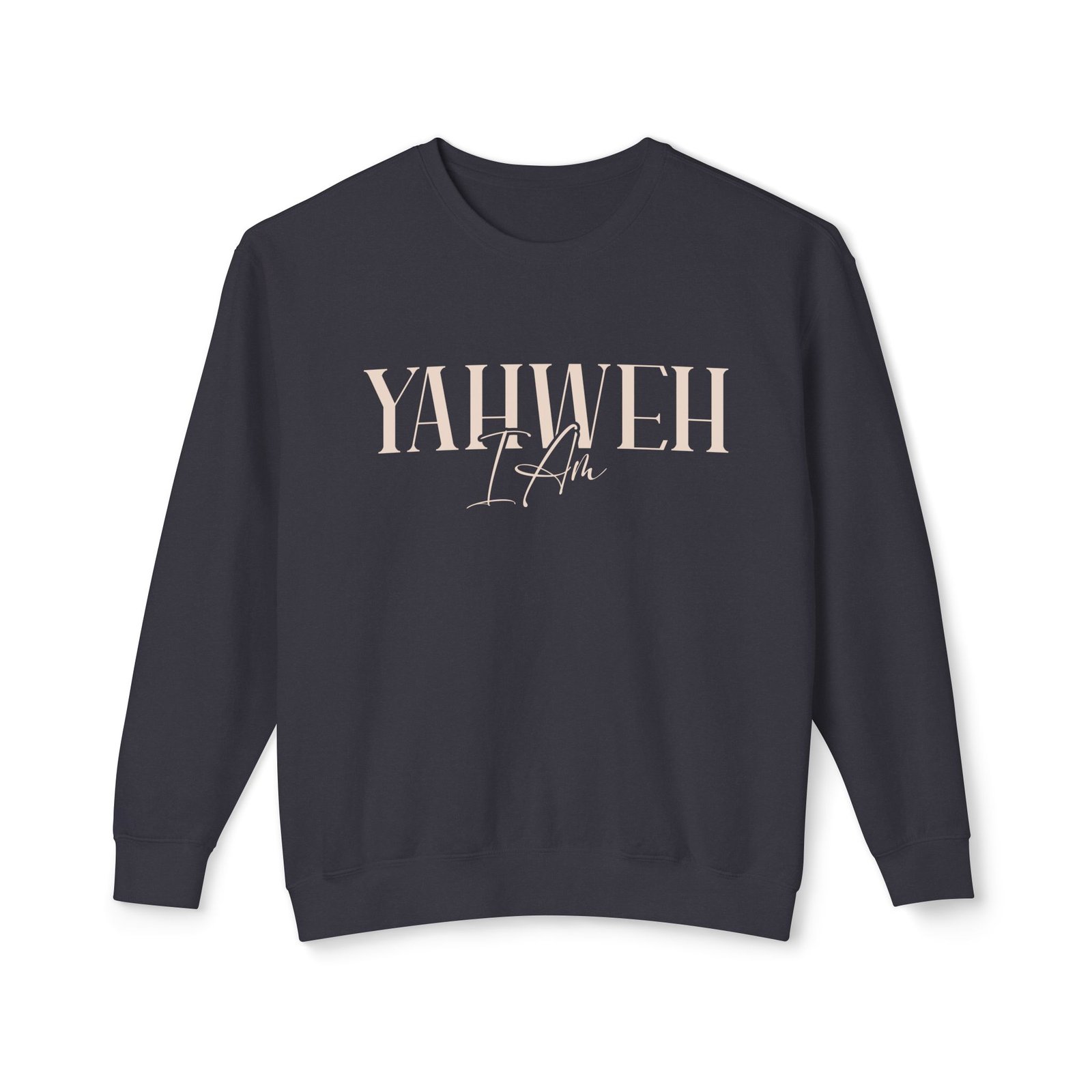 Yahweh - Unisex Lightweight Crewneck Sweatshirt - Image 14