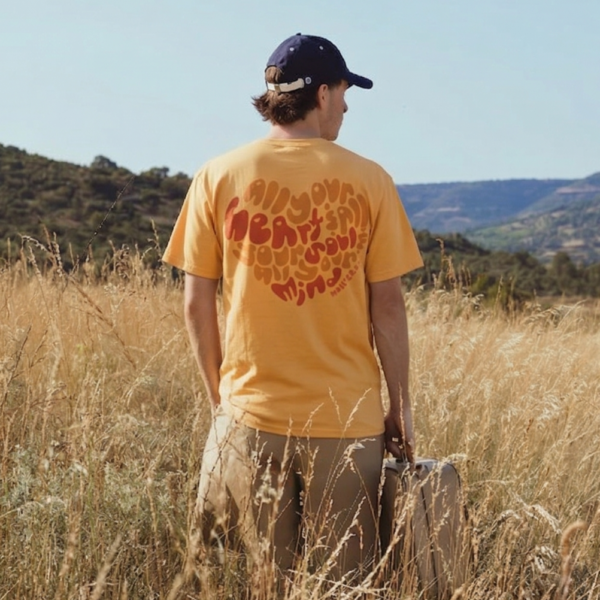 Heart Soul And Mind - Citrus Unisex Garment-Dyed T-shirt