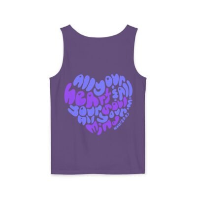 Heart Soul And Mind – Unisex Garment-Dyed Tank Top
