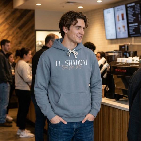 El Shaddai – Unisex Lightweight Hooded Sweatshirt